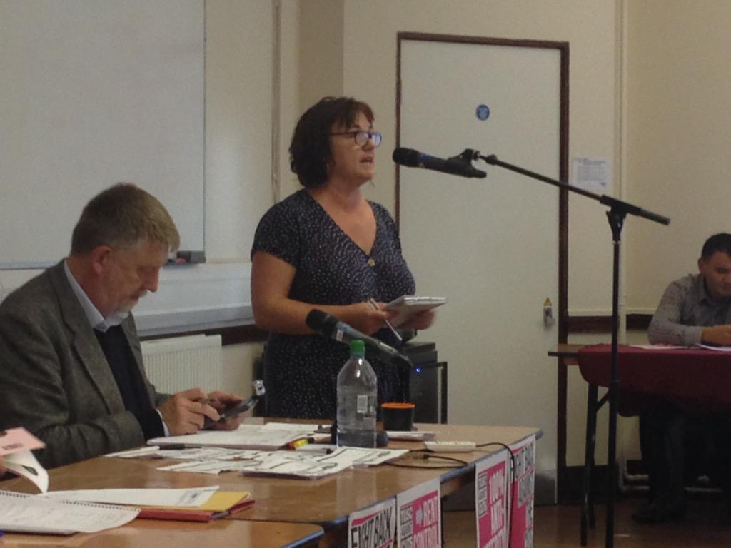 TUSCoalition's tweet photo. #TUSC WF @NancyTaaffe - we are with the Corbynistas &amp; friendly approach but we are with wclass 1st #TUSC15 http://t.co/Zv10FL5H5s