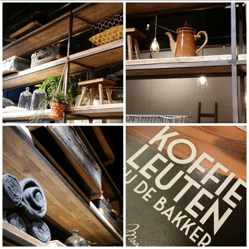 Koffie leuten bij de bakker. Diverse koffers + accessoires van feelingathome bij mooie nieuwe <a href="/BakkervanMaanen/">BAKKER VAN MAANEN</a> Leiden