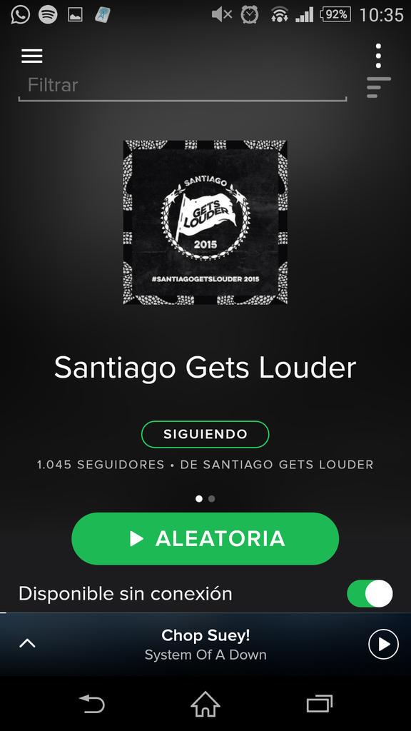 itsgabiuska's tweet photo. @SpotifyChile #SpotifySGL para escuchar sin conexión! 👌 un regalo para los premium 😊 http://t.co/inQ6J3qAFT
