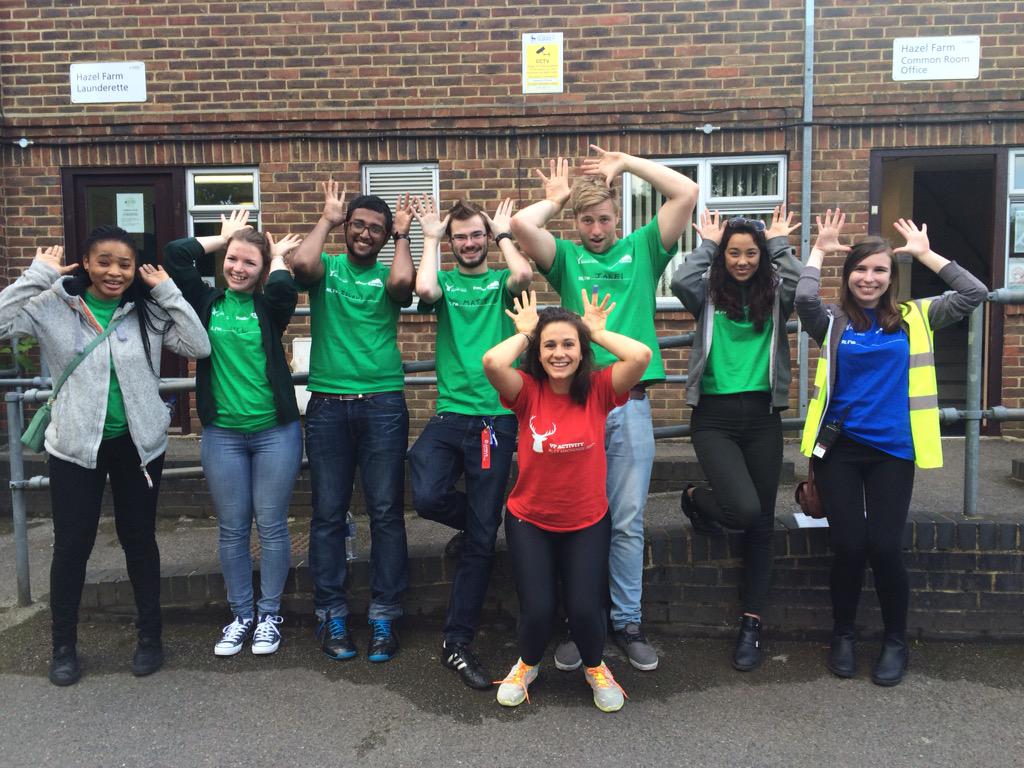 ussucommunity's tweet photo. Hazel Farm Angels are amazing! #ussusabbs #movinginweekend #SurreyFreshers15 @SurreyUnion http://t.co/2i5aDPzUnM