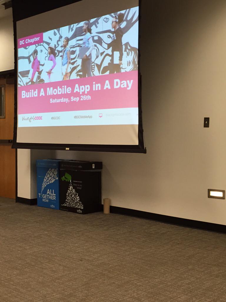 deestearns's tweet photo. So excited for my first @BlackGirlsCode volunteer experience #BGCDC #BGCMobileApp http://t.co/QBokmnpmTD