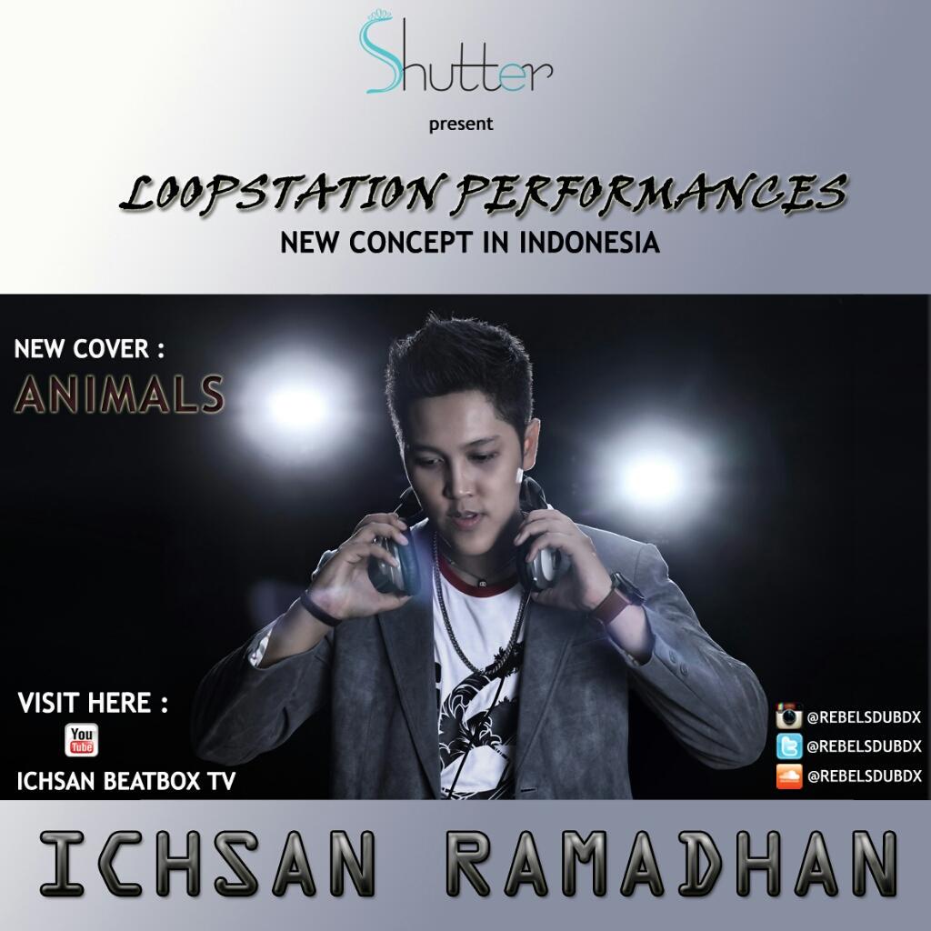 Out Now! Watch ICHSAN RAMADHAN - Animals Cover【Loopstation Performances】on YouTube 👉 youtu.be/oLwGV7G_ibs .