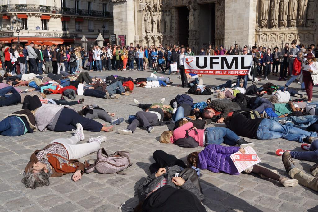 DrJeromeMarty's tweet photo. #flashdoc #LoiSanté @leQdM @Egorafr effondrement de la medecine devant Notre Dame http://t.co/fa6V5SHIFo