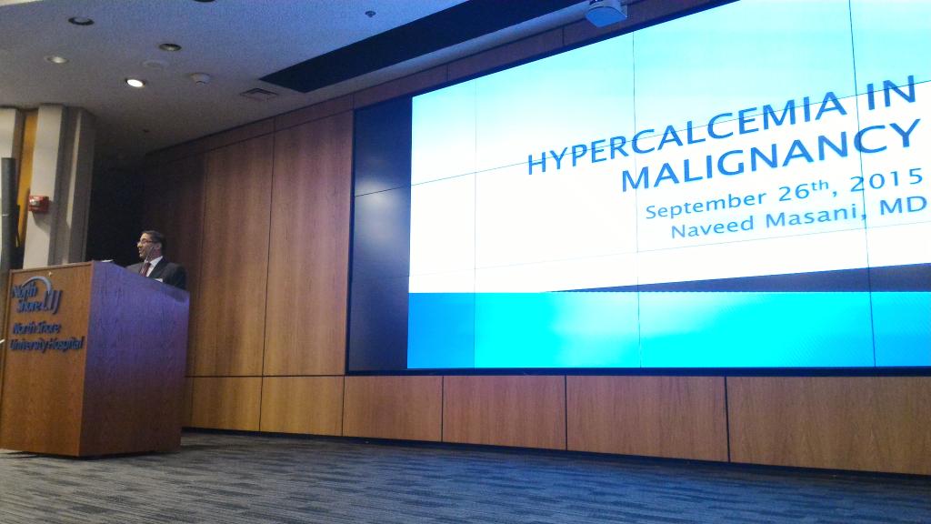 AJKDonline's tweet image. Dr. Naveed Masani if @WinthropHosp speaking on #Hypercalcemia in #Malignancy