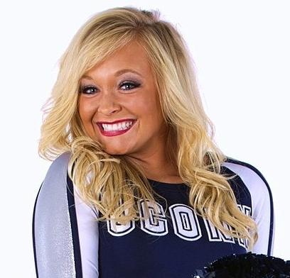 CheerHotties's tweet photo. We love Saturdays (and @KristiPratt of UConn). #CheerHotties http://t.co/4pcAyW0ZL1