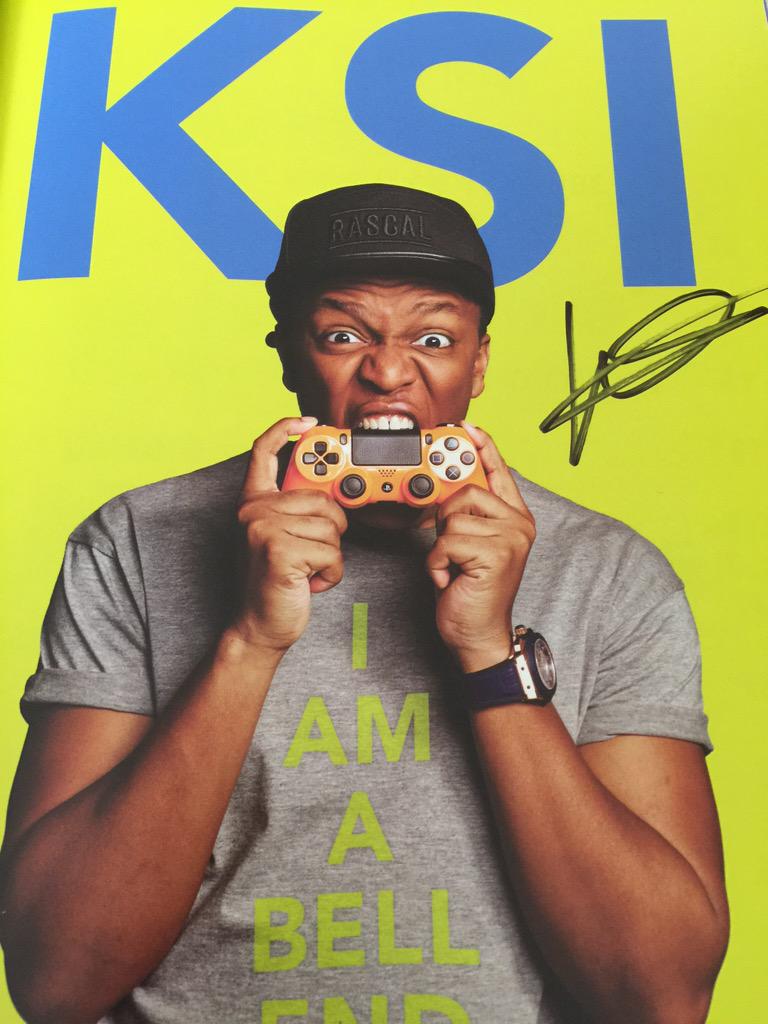 CairanMcc's tweet photo. I got a signed one @KSIOlajidebt http://t.co/tgxR3808TJ