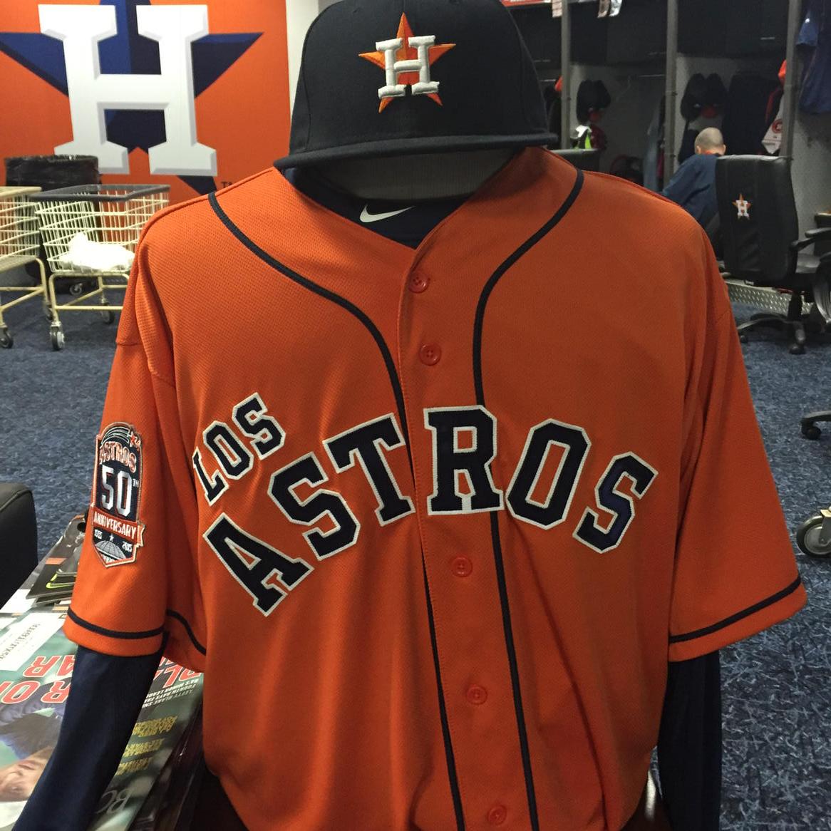 Houston Astros on X: #Astros will wear orange #LosAstros jerseys today as  we celebrate Hispanic Heritage Month.  / X