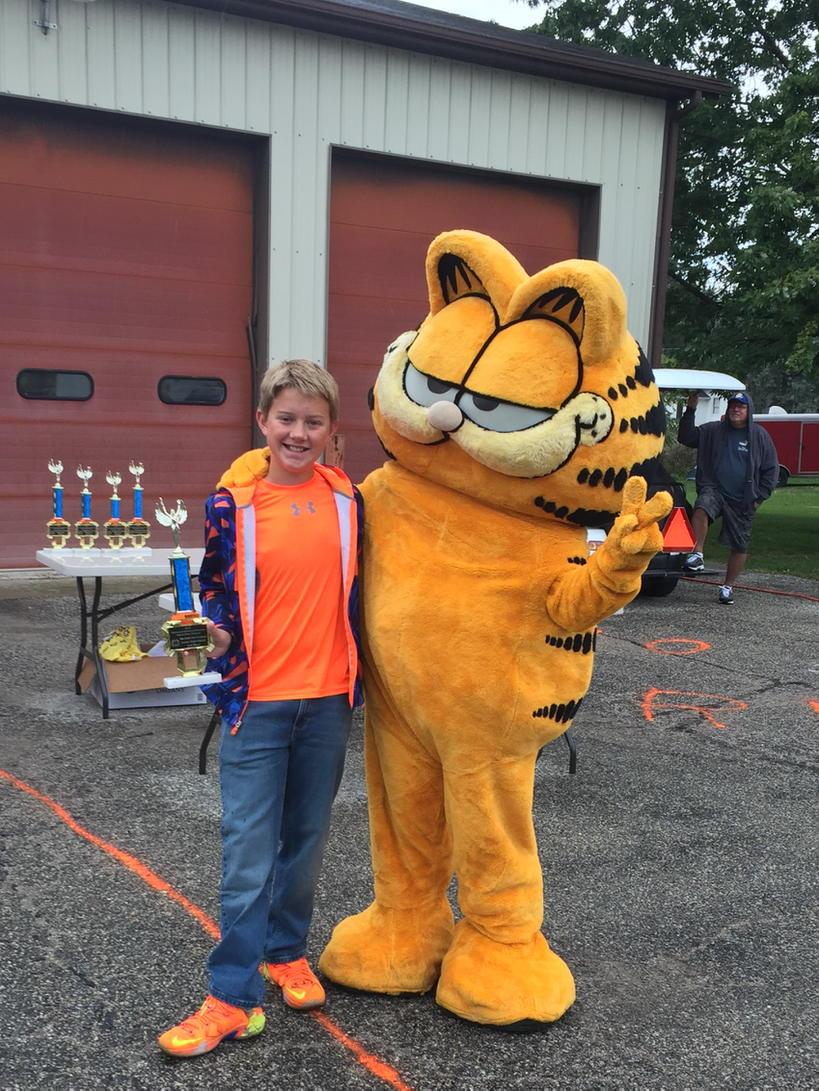 Proud of Grant!  2nd place for junior high in Garfield Art Contest! #wearemg