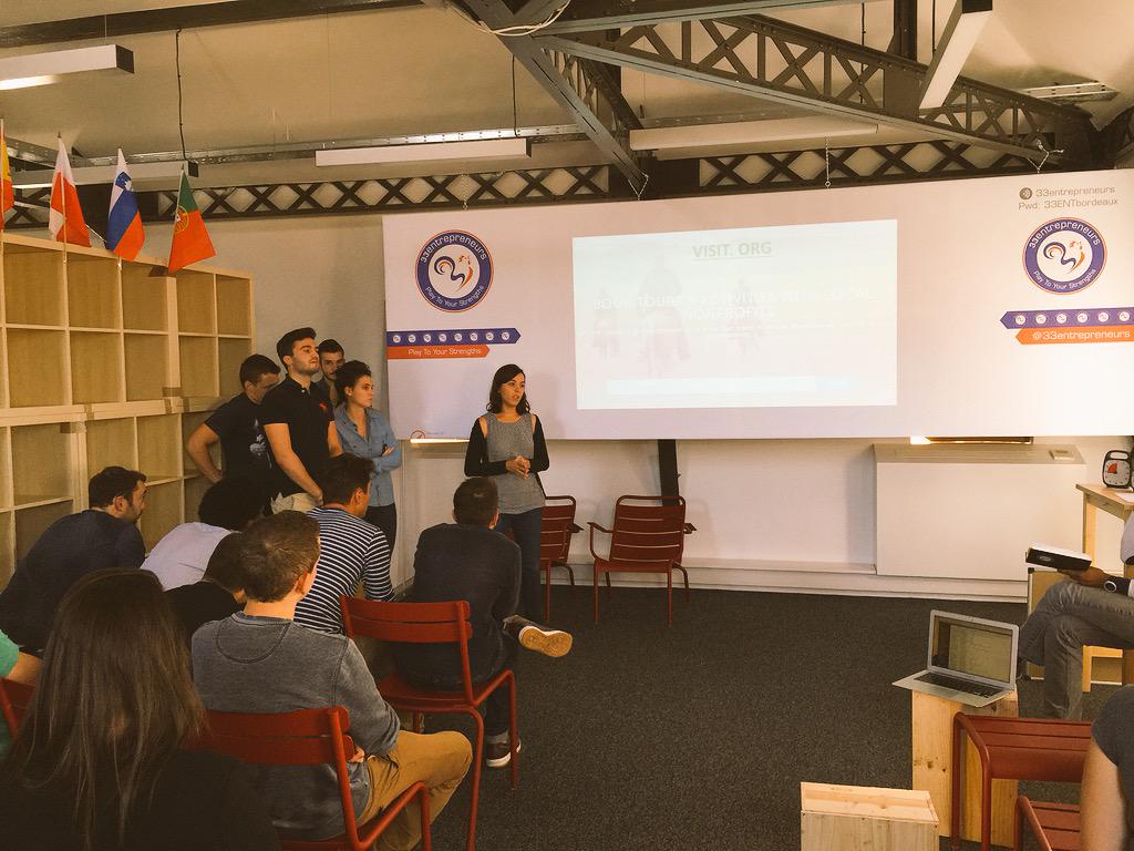 33entrepreneurs's tweet photo. #HackCelerathon team @VisitDotOrg working on tours and activities market. #TourismTech http://t.co/tRLcljZnRE