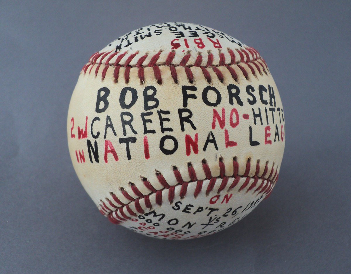 #STLCards HOFer Bob Forsch pitched his 2nd career no-hitter today in 1983. #CardsMuseum