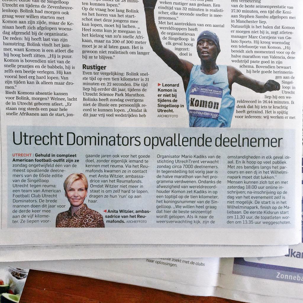 Dankzij sponsor Haarstudio Ronique is er weer € 300 bij! Doneren kan nog via actiepagina --> singelloop.reumafonds.nl/actie/utrecht-…