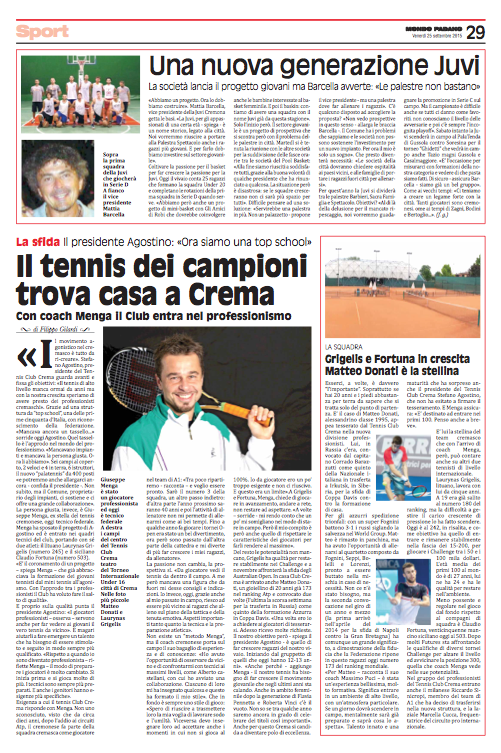mondopadano's tweet photo. Il #tennis dei campioni trova casa a #Crema
http://t.co/egmHrPVnJT http://t.co/85OBBzZE0g