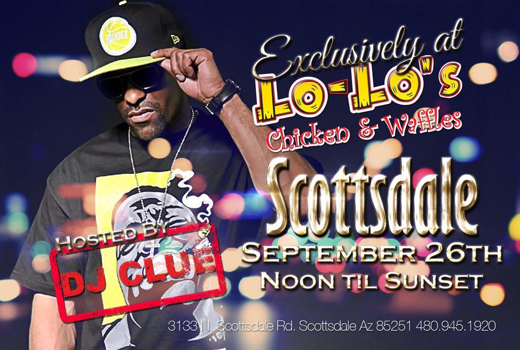 Today from noon til sunset. Cmon out! #DJClue