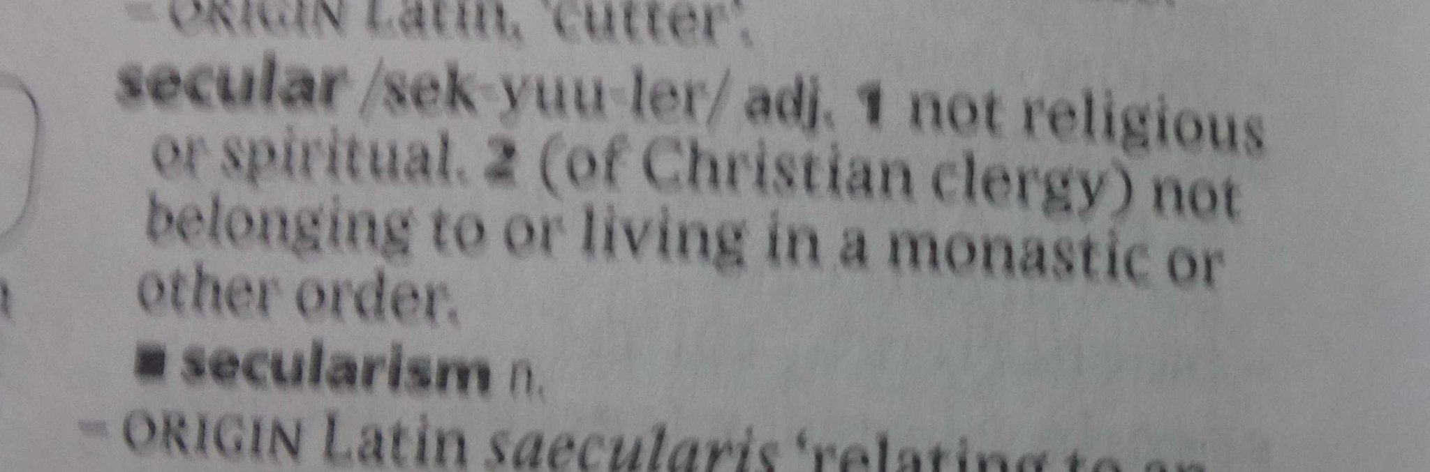 GAURAV C SAWANT on Twitter "SECULAR Oxford English Dictionary meaning
