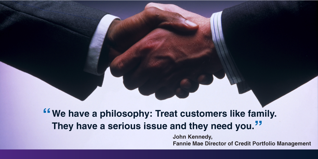 FannieMae's tweet photo. Last wk our John Kennedy spoke @ #FCS15 about our cust. service approach. http://t.co/6Ctvb0CSiO Via @TheMReportNews http://t.co/sz1T0AbDad