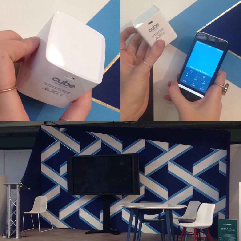 designlondon's tweet photo. What colour is the Forum designed by @CUSTHOM? Let the #Cube from @palette show you! #100design #designincolour http://t.co/rT1pfBnyv0