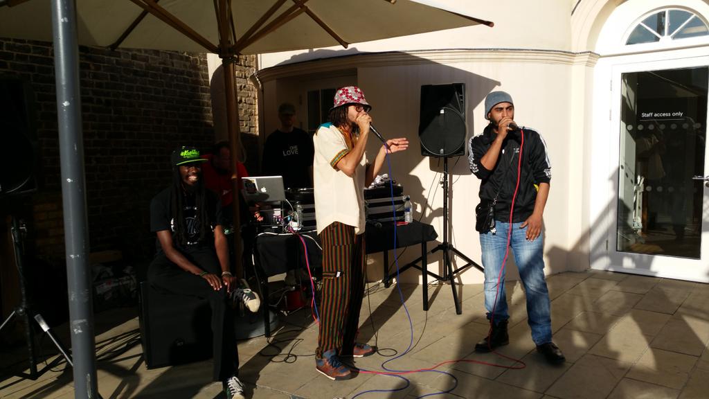 PHDEvents's tweet photo. Beatbox & rap open-mic happening right now! Live at Pioneers History Dance 2015! #phd15 #UKHH #freestyle #flow #unity http://t.co/RZfbtHnQbn
