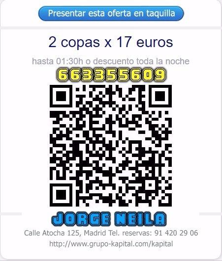 _LISTASKAPITAL_'s tweet image. Teatro KAPITAL
2 copas 17€ hasta 1:30 con este bidi
DANCE MUSIC 
LISTAS JORGE NEILA