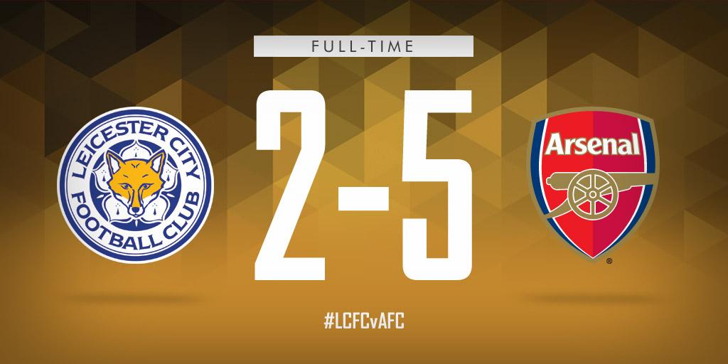 Arsenal's tweet photo. #LCFCvAFC http://t.co/xVInQAusqC