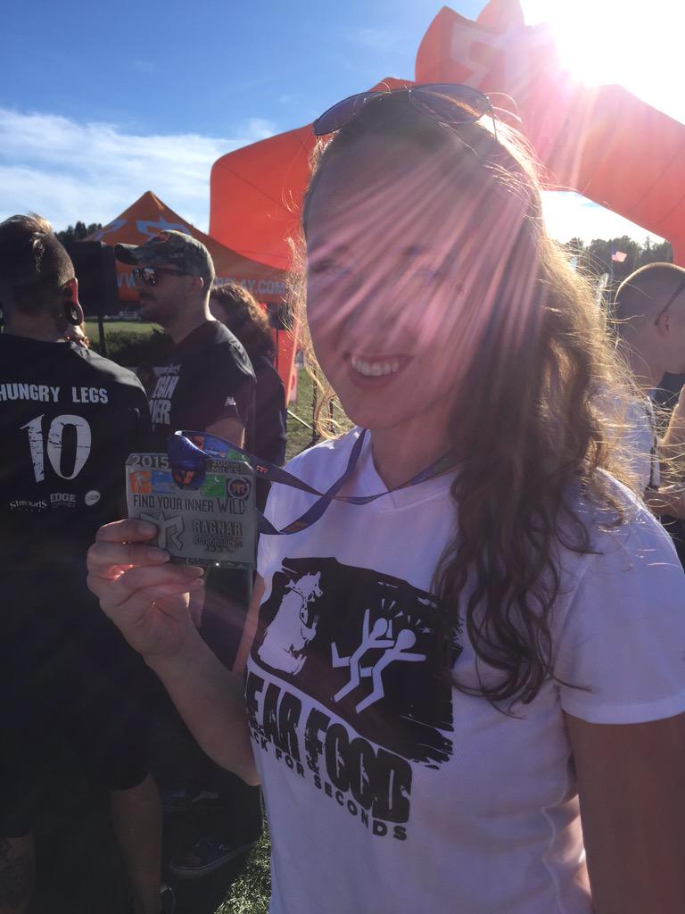 theLLancer's tweet image. She did it! #gotmedal #RagnarADK #TeamBearFood