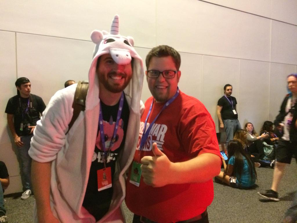 BadDudeWill's tweet photo. Great to see @thebadnewsbaron and the BadNewsGaming gang. http://t.co/4r0hX1TWnp