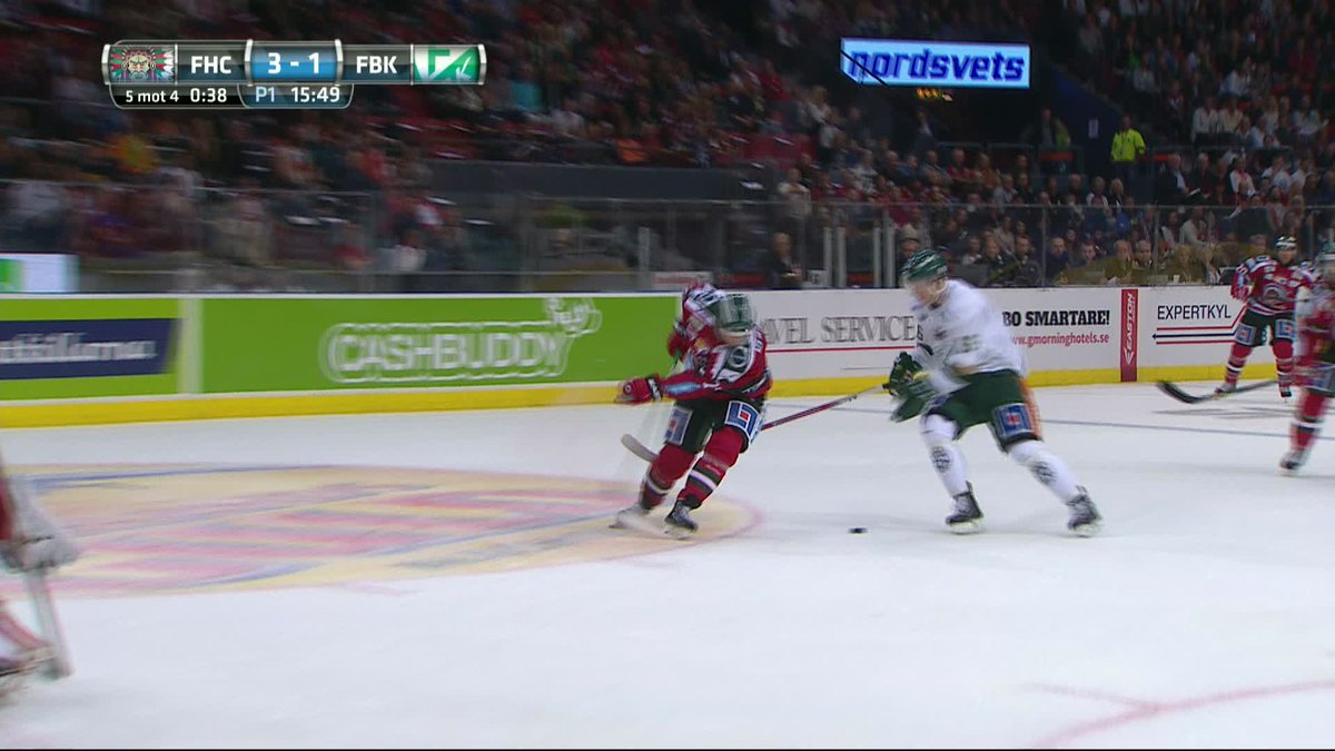 TV: Snyggt! Se Johan Rynos sköna dragningar mot Henrik Tömmernes: tv4.se/sport/klipp/jo… <a href="/farjestad_bk/">Färjestad BK</a> #twittpuck
