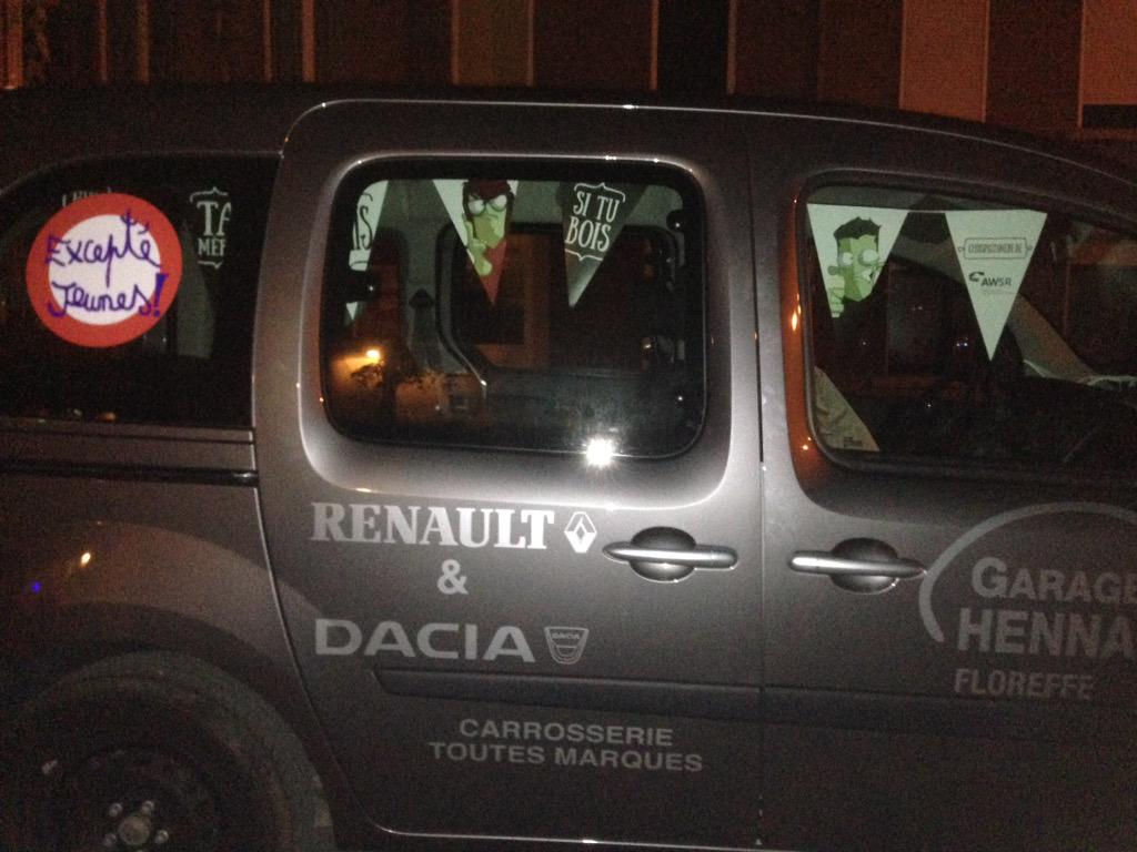 Exceptejeunes's tweet photo. Opération sauvetage #Wallos15  c'est aussi grâce à nos partenaires @AWSR, garage Hennaux et la ville d'@andenne http://t.co/yHLp5UBGNn