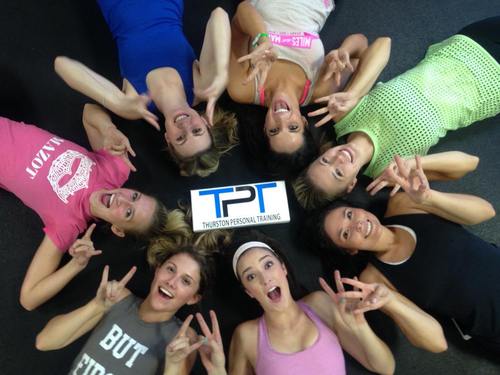 KaitlinVortherm's tweet photo. Reppin' & Sweatin'! Amazing afternoon workout with @TrainerArizona for our #SPMC2016 Contestants! 💪 #Werk http://t.co/GG46r7FLtP