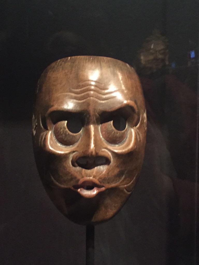 littlestarmag's tweet photo. Usofuki, the whistler #BecomingAnother: The Power of Masks @RubinMuseum http://t.co/0rfe1TV9XO