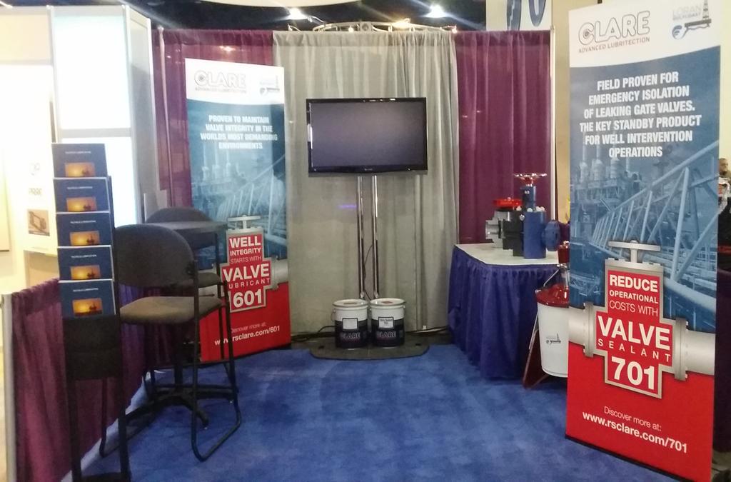clare_601's tweet photo. @SPEtweets
All set up for #ATCE2015 
Come &amp; see us &amp; find out how #601 and #701 can help you reduce operational costs http://t.co/C4DRRproYQ