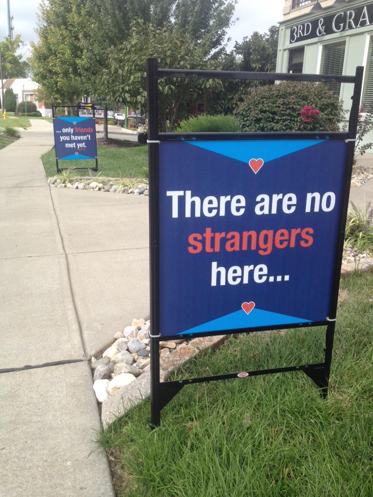 JohnBeaudoin1's tweet photo. As you hit up #lsoktoberfest look for these #randomwordsofkindness in @downtownls http://t.co/ZWilZkeOEn