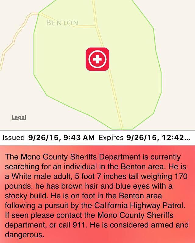 MonoSheriff_PIO's tweet photo. CodeRed Emergency Alert - Benton area @EmergCommNetwrk http://t.co/9CJcBSAKur