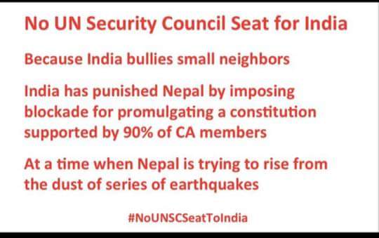 Arsenholicabin's tweet photo. #NoUNSCSeatToIndia http://t.co/2YnD3U57VI