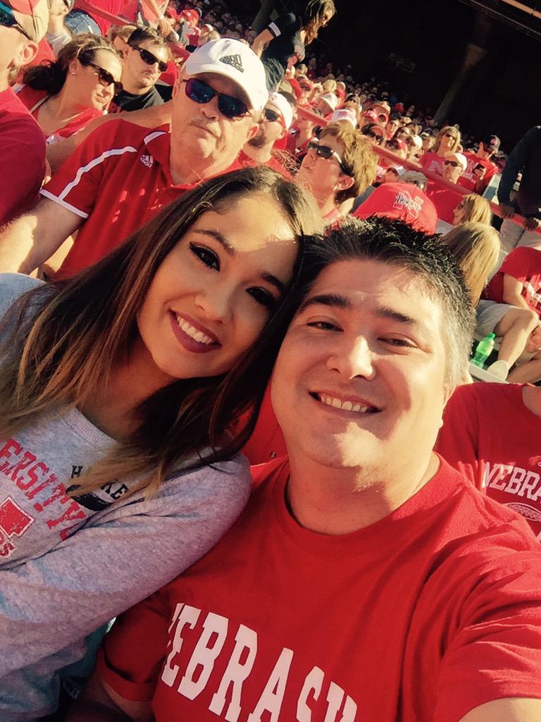 jhanda's tweet photo. First husker game ever #huskers http://t.co/9D89czvejd