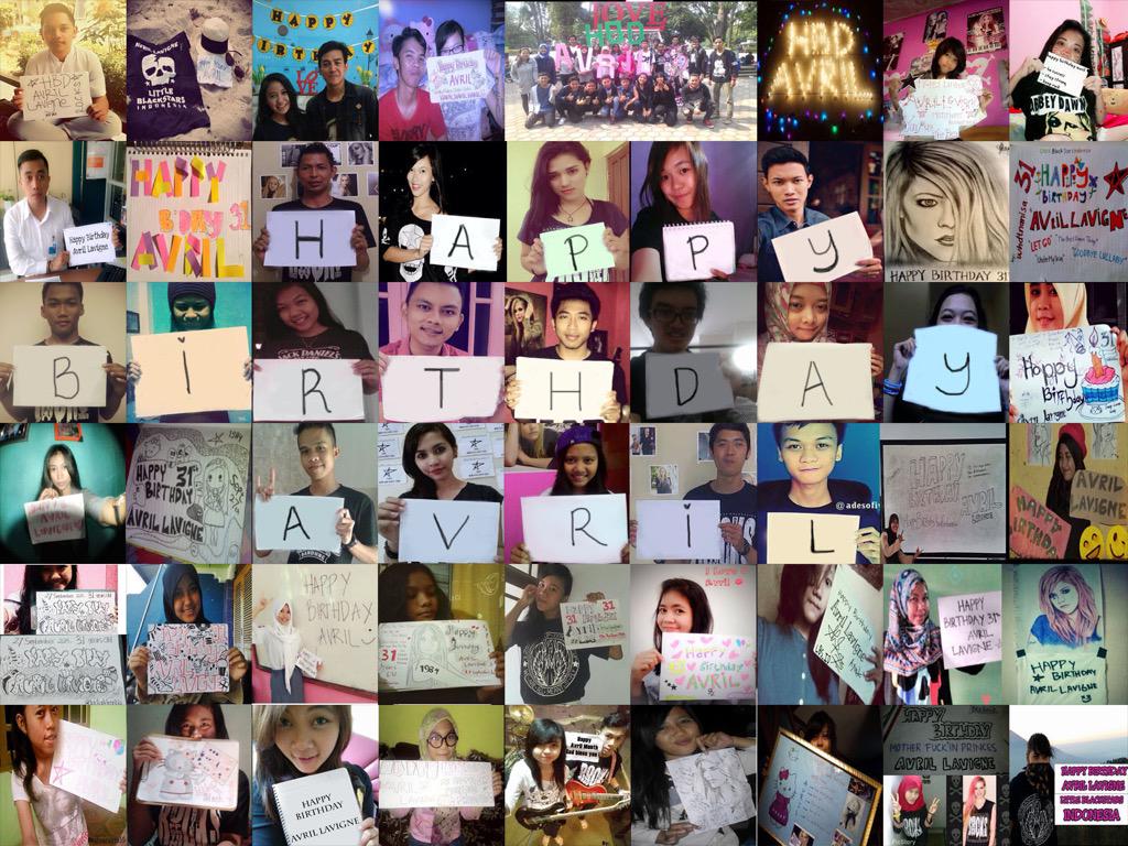 LBSFoundationID's tweet photo. Happy birthday @AvrilLavigne http://t.co/CiftgDWtSM
