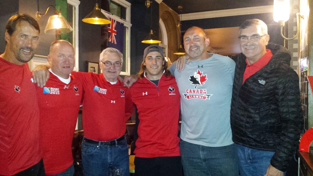hasslerg's tweet photo. Legends, Stars and old guys @TheBlade27 @Jeff_Hassler @RugbyCanada #Leeds @rugbyworldcup http://t.co/4ubwzbDPay