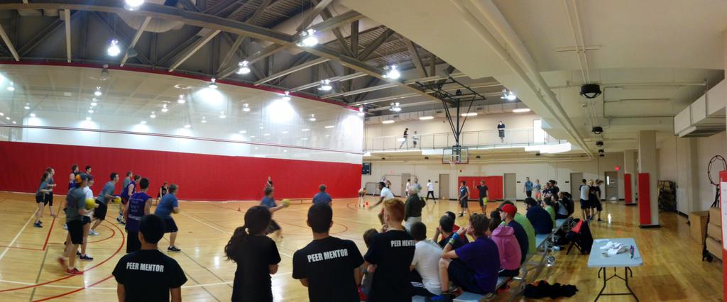unb_science's tweet photo. The finals for Science Dodgeball are happening right now! #JoyKidd vs #SweetTaitofVictory #dodgeball #UNBscience http://t.co/xFuYSxcNqL