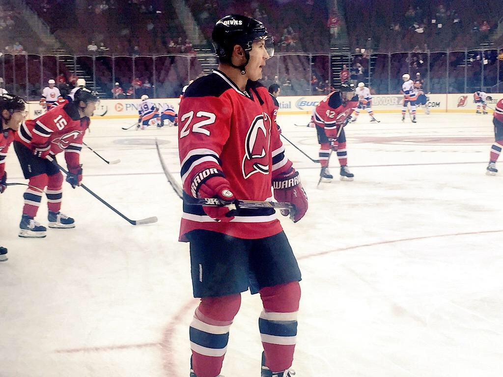 NickMurray91's tweet photo. The @NHLDevils started their pre-season last night.  @Jtootoo22 played 14mins &amp; had an assist (Photo, NJ Devils) http://t.co/WwjcBK6QTq