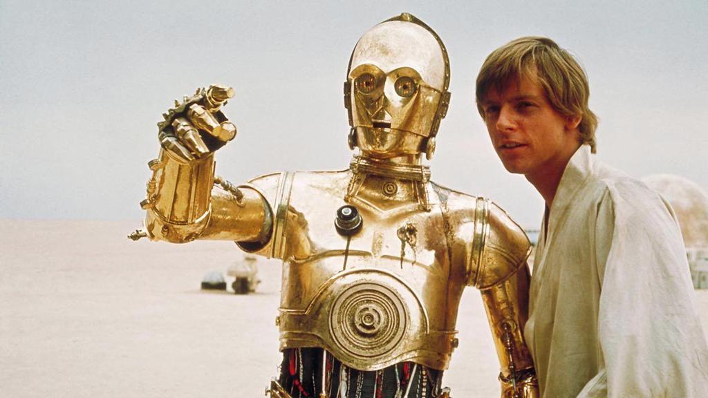 C3POandR2's tweet photo. "Look mister Skywalker, there is R2D2, the best droid in the universe." #StarWars #Luke #Skywalker #C3PO #droid #cool http://t.co/X6N7wtRmqh