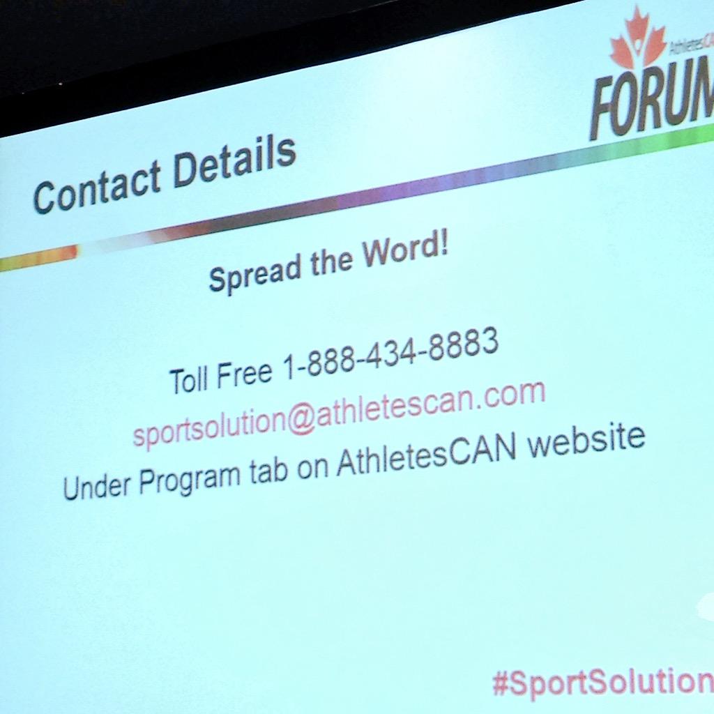 warrensawkiw's tweet photo. CDN Athletes, no cost legal support #SportSolution Protect Yourself &amp; get solid legal advice @AthletesCAN @westernu http://t.co/YqcpHns8Qw