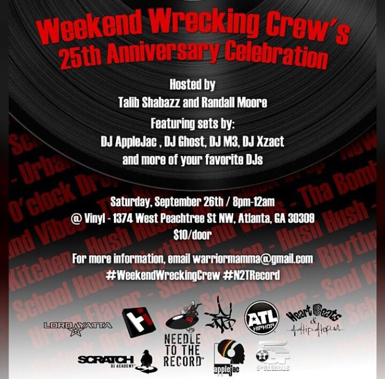 i_am_liberty's tweet photo. Tonight! Join @warriormamma for the #WeekendWreckingCrew  25th Anniversary @CenterStageAtl. #N2TRecord http://t.co/uOnZ1FZCQF