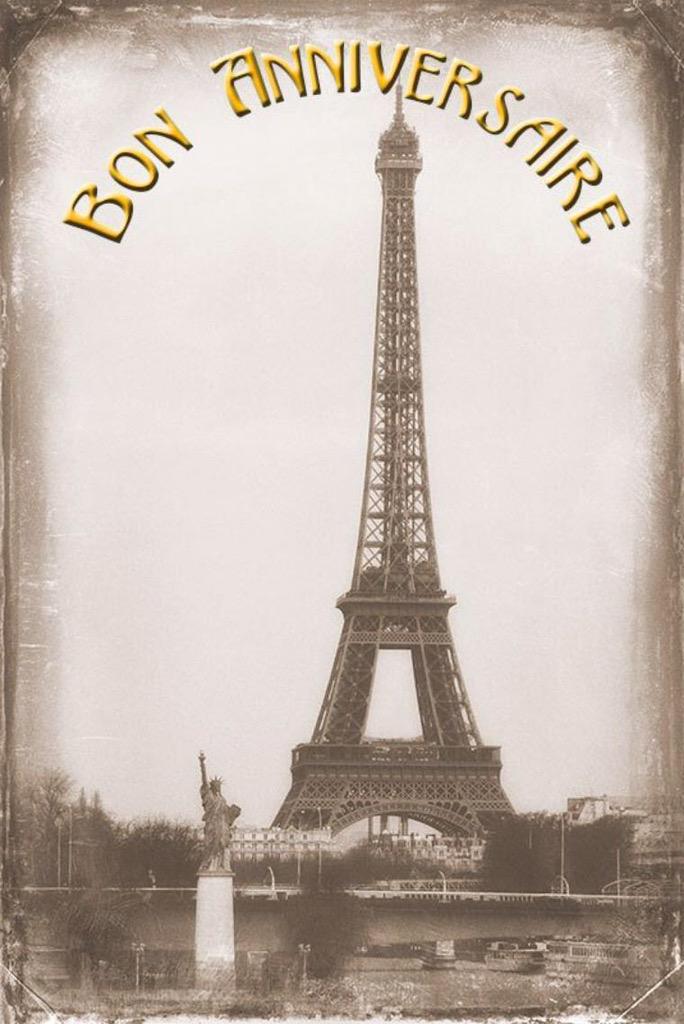  Happy birthday Tracey from Paris. 