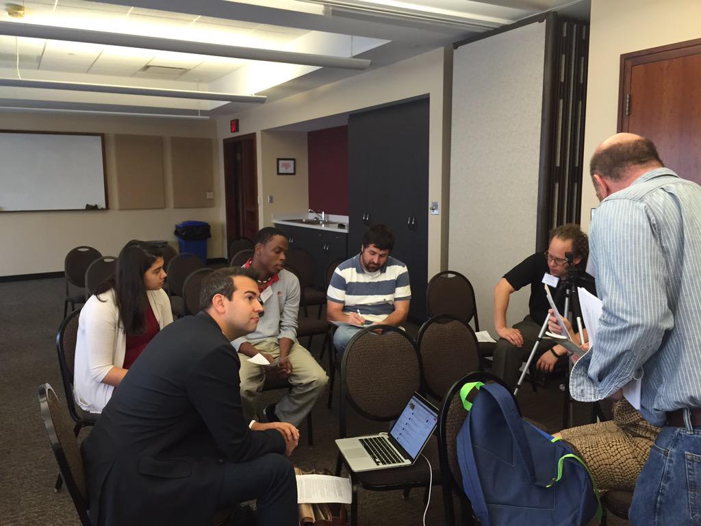 The_FREEproject's tweet photo. The defenders of the constitution plans their opening arguments, we'll see how the abolitionists fare. #RTTP #HAS15 http://t.co/6Gb2JrdSz5
