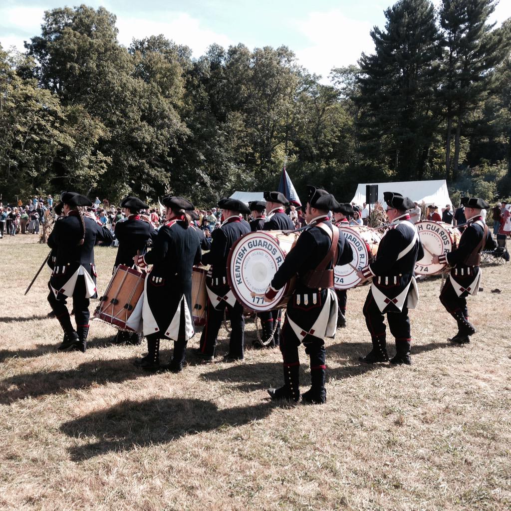 Moved forward in time from last post of Viking battles to Colonial American military drum corps. Huzzah.