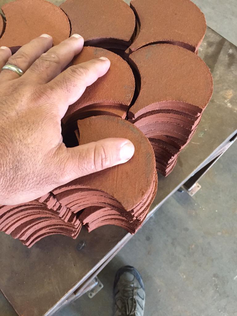 ARTObrick's tweet photo. #Redchips #allin ( #tile #losangelesmade ) http://t.co/EYxgkjYw6r