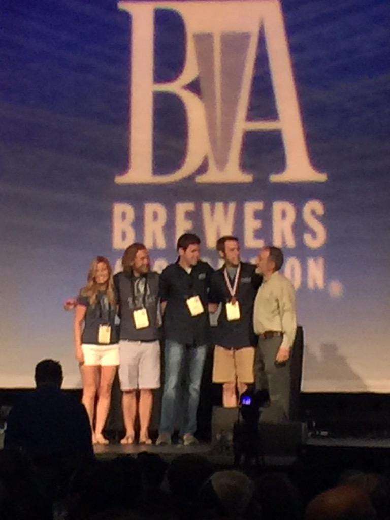 madbrew's tweet photo. Congrats @taxmanbrewing. #drinkIN  IN rocking the medals at #GABF2015 !!! http://t.co/mTFBafTnY4