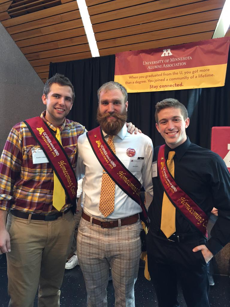 cfansalumni's tweet photo. Good luck to @CFANS student #UMNHomecoming royalty nominees! We're rooting for you! #GopherStateofMind #upshow http://t.co/eXm1ENIaZu