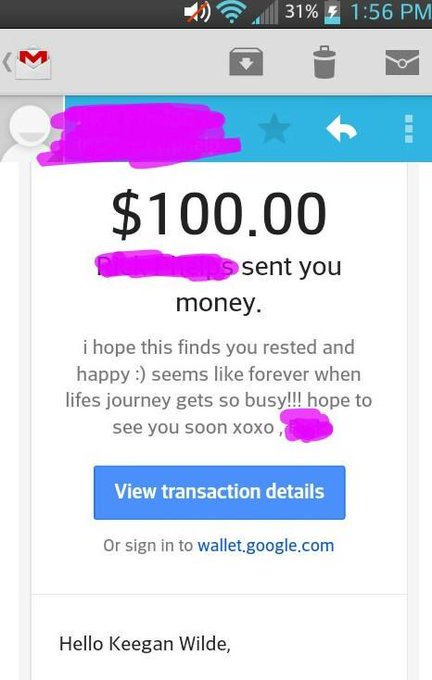 I <3 google wallet emails. Great for scheduling shows. Openings tomorrow night! Email now  Nicolebaby1333@gmail<a href="/tag/rainraingoaway"class="tags"><span>#rainraingoaway</span></a>