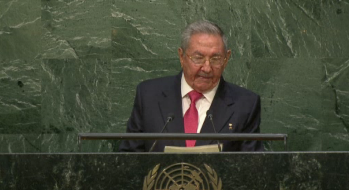 Raul Castro addressed the UN General Assembly this morning. Read a translation of his speech. bit.ly/1LFFxtt?utm_me… http://t.co/JHxfAFop1x