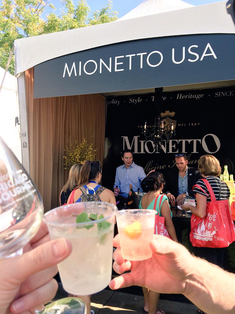 CaraJWalstrom's tweet photo. Feels like summer today with these @MionettoUSA cocktails @Chicago_Gourmet. 😋 @gjpeck http://t.co/ilncZmRBoI
